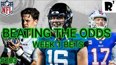 Beating the odds: Week one NFL bets! 12 bets for the week. 49-26 last year!!