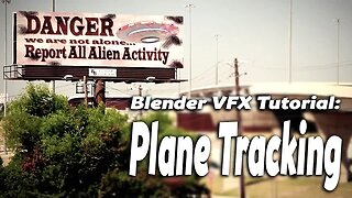 Blender VFX Tutorial: Plane Tracking and Masking