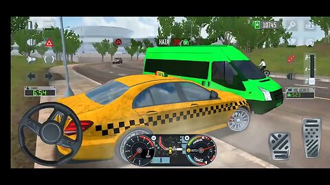 Taksi Sim Evolution 2023 Gameplay, taksi burda saxla