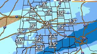 Snow & Freezing drizzle tonight.