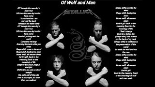 Metallica-Of Wolf and Man-Metallica lyrics [HQ]