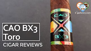 EXPENSIVE-LIKE. The APPROPRIATELY PRICED CAO BX3 Toro - CIGAR REVIEWS by CigarScore