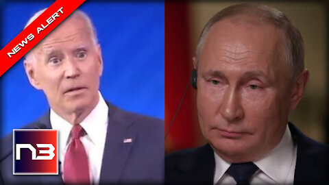 "WATCH Biden Send Warning to Putin, then COWERS in FEAR as Reporter Asks Clarifying Question "