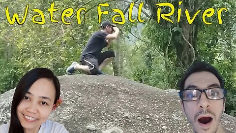 We go in the Water Fall River in the Jungle Travel Adventure in Philippines #philippines #waterfall
