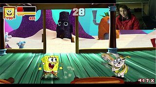 Bessie Higgenbottom VS SpongeBob SquarePants In A Nickelodeon Super Brawl 2 Battle With Commentary