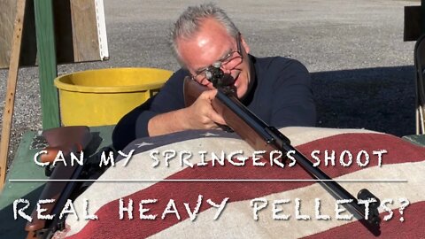 How will my Springers shoot extra heavy .177 pellets? Weihrauch hw-50s & Crosman Optimus.