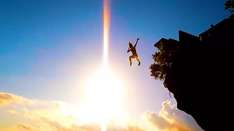 CLIFF JUMP FAIL ON SIQUIJOR, PHILIPPINES