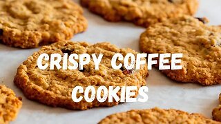 Bake the Perfect Crispy Coffee Cookies with This Easy Recipe! #coffee #cookiesrecipe #crispy