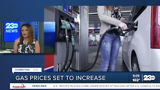 Gas prices set to increase