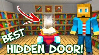 Best Hidden Door in Minecraft Bedrock [Tutorial]