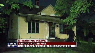 Man found dead in suspicious house fire in Detroit