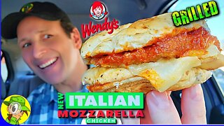 Wendy's® ITALIAN MOZZARELLA GRILLED CHICKEN SANDWICH Review 👧🇮🇹♨️🐔🥪 ⎮ Peep THIS Out! 🕵️‍♂️