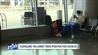 TSA officer at Cleveland Hopkins Airport tests positive for COVID-19