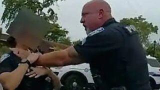 cop tries to arrest its own kind.