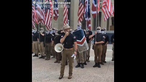 Patriot Front (Feds) Jump Out Of Their U-Haul Trailer In Nashville: Part 2