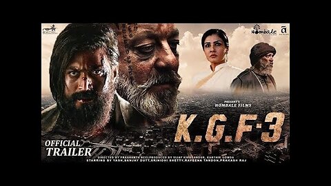 K.G.F: Chapter 3 - Trailer | HINDI | Rocking Star Yash | Raveena Tondon | Prashanth Neel 3 #kgf3