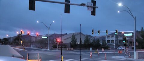 New traffic signal added in southwest Las Vegas