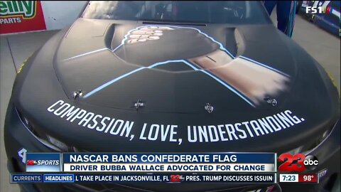 NASCAR bans Confederate flag