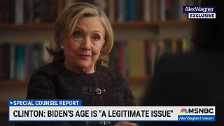 Hillary Clinton Raises Eyebrows By Admitting That Biden's Age Is A 'Legitimate Issue'