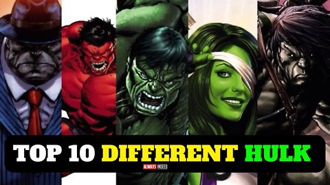 Top 10 Different Hulks In Marvel Universe | Hulk Family | In English | Review