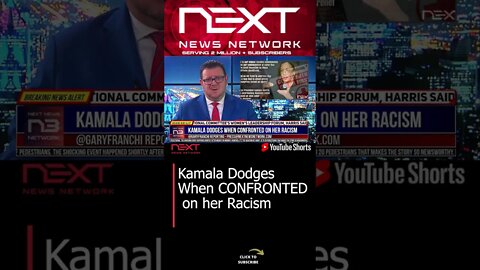 Kamala Dodges When CONFRONTED on her Racism #shorts