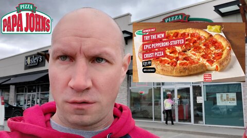 Papa John's New Epic Pepperoni-Stuffed Crust Pizza!