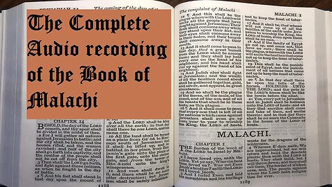 Malachi: Satan hates the word of God! Audio book