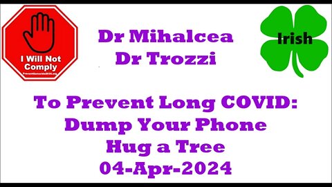 Hug a Tree Dr Mihalcea 04-Apr-2024