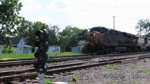 CSX E602 Empty Coal Train from Fostoria, Ohio June 12, 2021