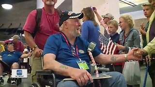Veterans welcomed home after honor flight