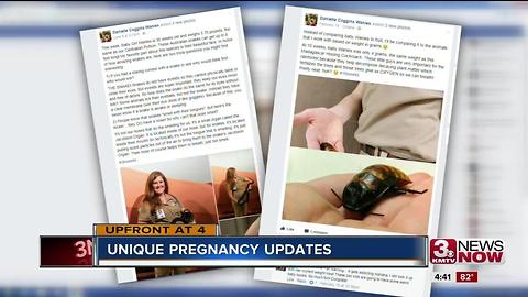 Omaha woman posts baby bump updates with zoo animals