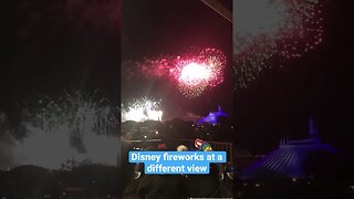 Disney Fireworks at a different view #shorts