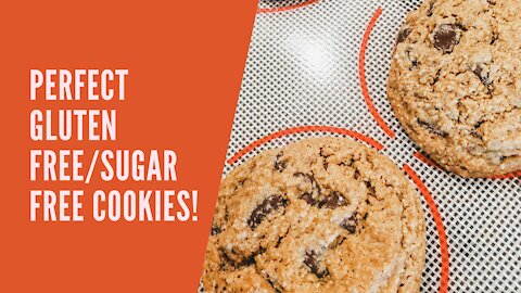 Bake With Me -- Gluten free/Refined Sugar Free Chocolate Chip Cookies