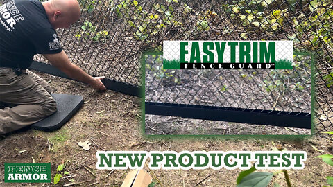PRODUCT TEST/ INSTALLATION: Easy Trim Fenceguard™ | Chain Link Fence Protection | Fence Armor