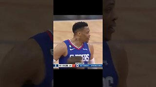 Russell Westbrook ROCKING The BABY On Patrick Beverley After FILTHY Basket