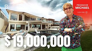 TOURING A $19,000,000 O.C.MODERN MANSION WITH INCREDIBLE OCEAN VIEWS!!
