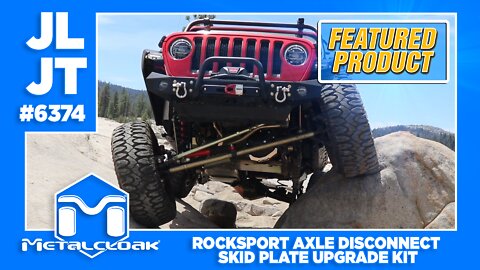 Featured Product: RockSport Axle Disconnect Skid Plate Upgrade for the JL Wrangler & JT Gladiator