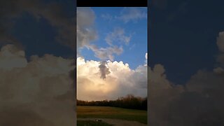 SUPERCELL THUNDERSTORM BUILDING! MISSOURI 3/31/23 TORNADO OUTBREAK! #shorts #thunderstorm #music