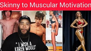 Motivational Skinny To Muscular Transformations Weight gain TikTok compilation