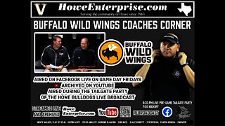 Howe Bulldogs Coaches Corner, 9/10/2021