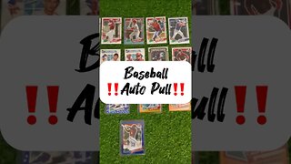 Pulling A Baseball Autograph🔥 #sportscards #unboxing #baseball #viral #mlb #sports #autograph