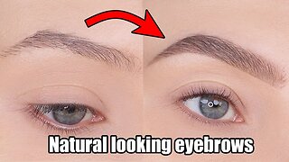 How To Get Fuller Natural Looking Eyebrows TRY THIS!