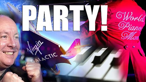 Virgin Galactic SPCE LIVE PARTY - Piano Man - LIVE MUSIC REQUESTS - Martyn Lucas