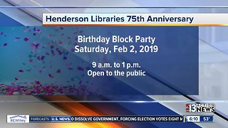 Henderson Libraries celebrating 75th anniversary