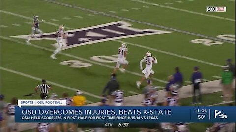 OSU overcomes injuries to beat Kansas State