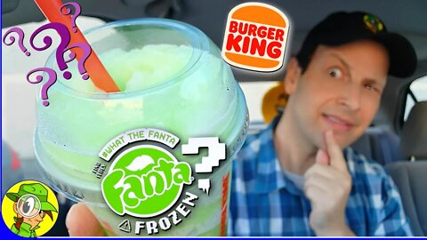 Burger King® 🍔👑 WHAT THE FANTA® FROZEN Review 🥶🥤❓ What Flavor Is It?! 🤔 Peep THIS Out! 🕵️‍♂️