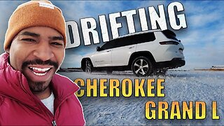 Snow Drifting with a Jeep! - Aerial View #shorts