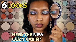 NEW Simply Posh Cozy Cabin Holiday Edition 6 Looks, Swatches & Comparisons