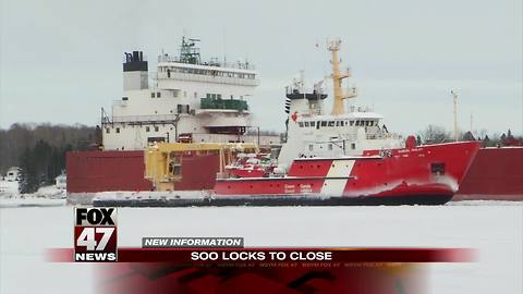 Soo locks to close down Jan. 15