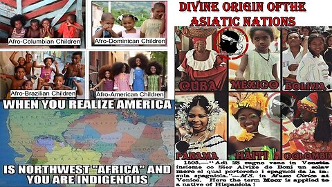 Divine Origin of the Asiatic Nations | Asiatics of North, South, Central America & the West Indians